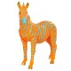 FIGURA CEBRA RESINA 55X25X50 cm.