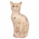 FIGURA GATO SENTADO RESINA 11.5X8X21 CM.