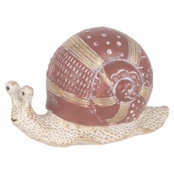 FIGURA CARACOL RESINA 11X6X6.50 CM.