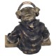 FIGURA PERRO BULLDOG DJ RESINA 23.5X17X24 CM.