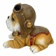 FIGURA PERRO PILOTO RESINA 9X14X11.50 CM.