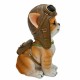 FIGURA PERRO PILOTO RESINA 8X10X14.50 CM. FIGURA PERRO PILOTO RESINA 8X10X14.50 CM.