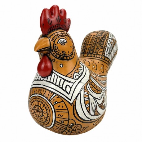 FIGURA GALLO RESINA 20X12X19 CM.