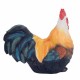FIGURA GALLO RESINA 14X7X11 CM.
