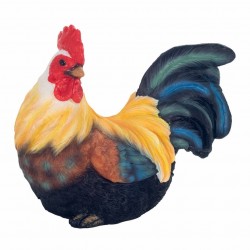 FIGURA GALLO RESINA 17.5X9.5X14.50 CM.