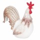 FIGURA GALLINA RESINA 19.5X9X21 CM.
