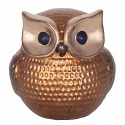 FIGURA BÚHO RESINA 13X11X14 CM.