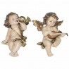 SET 2 FIGURAS ÁNGELES RESINA 17X15X22 CM.