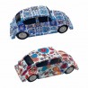 SET 2 FIGURAS COCHE RETRO RESINA 16X6X50 CM.