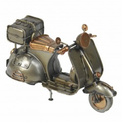 FIGURA MOTOS SCOOTER METAL RETRO 17X7X9.50 CM.