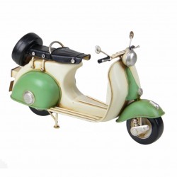 FIGURA MOTOS SCOOTER METAL RETRO 29X10X16.50 CM.