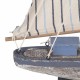 FIGURA BARCO VELERO CON BASE MADERA 34X5.5X50 CM.