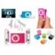 LOTE 4 MP3 PLAYER CLIP + AURICULARES + CABLE USB EN CAJA