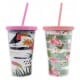 VASO PVC &quot;FLAMENCOS&quot;