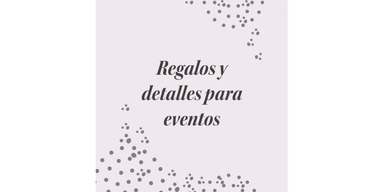 Detalles para eventos y celebraciones especiales 